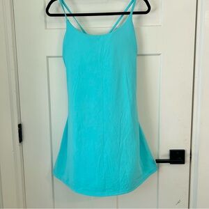 HALARA Turquoise Blue Strappy Romper
